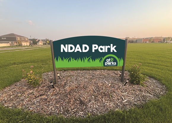 NDAD Park Sign