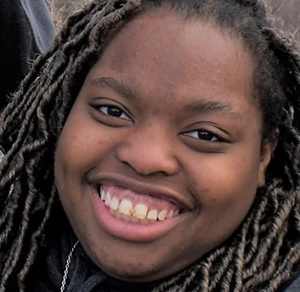 Closeup of Taniesha Anderson of Minot